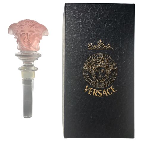 versace bottle stopper gold|Versace wine stoppers.